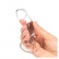 Ergonomicky tvarovaný skleněný anální kolík na prostatu od značky Icicles.