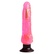 Lehce průsvitný růžový vibrátor se stimulátorem klitorisu - Water Soft Mounts.