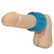 Ukázka modrého XL návleku nasazeného u kořene penisu.