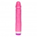 Růžový realistický vibrátor - Vlny Potěšení 21 cm.